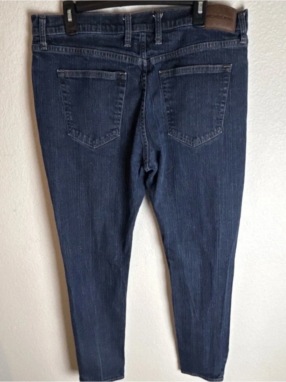 Michael Kors Parker Slim-Fit Stretch Jeans Mens Size 36 x 32 Blue Denim
